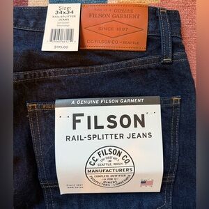 Filson Blue Rail-Splitter Jeans